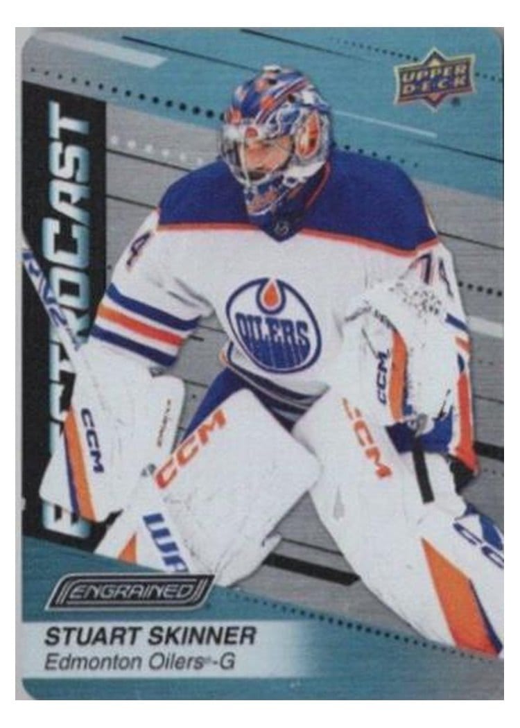 2023-24 Upper Deck Engrained ElectroCast Metal Stuart Skinner #EC-47 card
