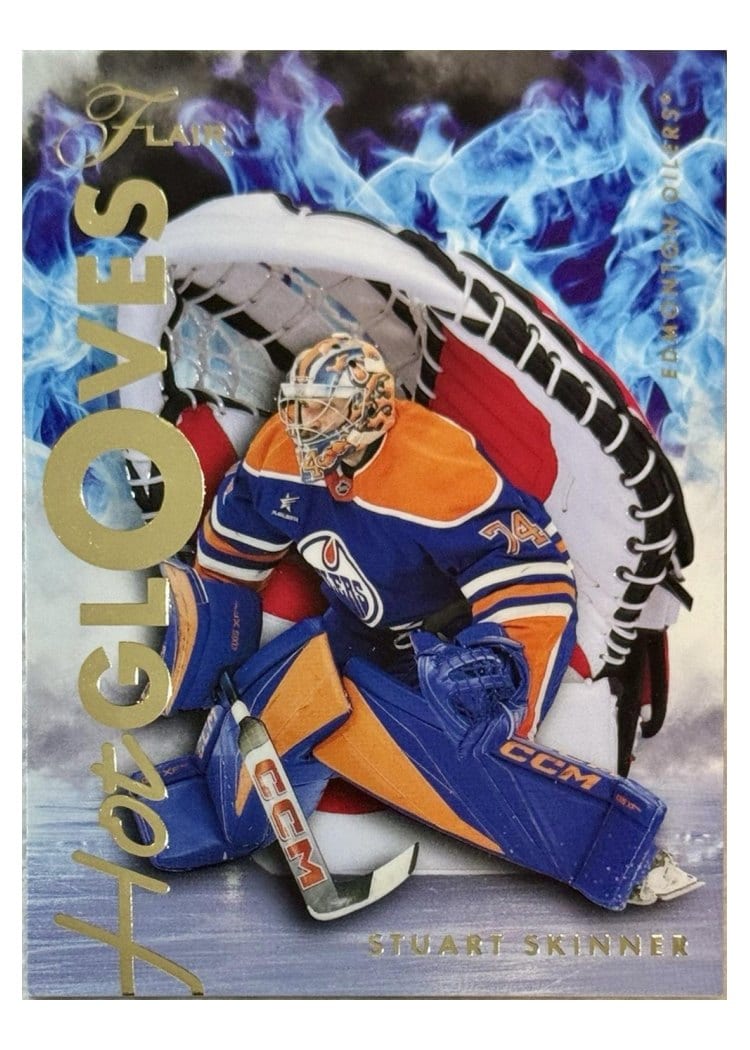 2025-26 Flair Hot Gloves Stuart Skinner #HG-12 card