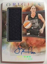 2024 Panini Origins WNBA Jersey Autographs Sue Bird #JA-SB card