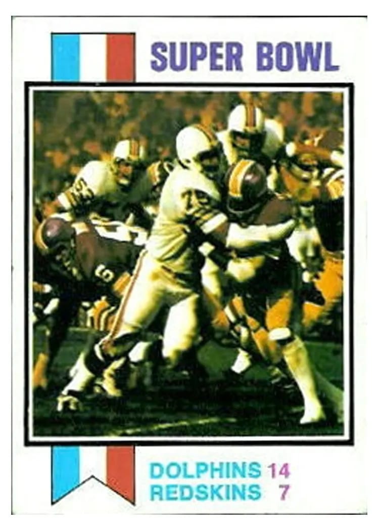 1973 Topps Super Bowl #139 card