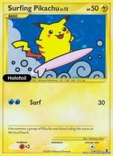 2009 Rising Rivals Surfing Pikachu #114 card