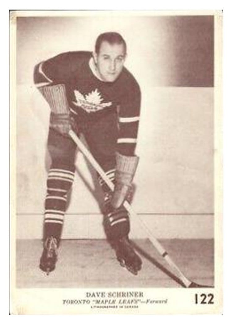 1940 O-Pee-Chee V301-2 Sweeney Schriner #122 card
