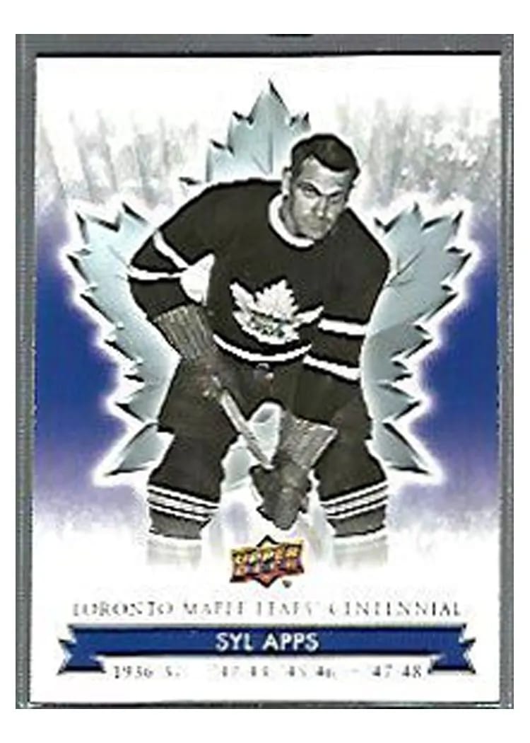 2017 Upper Deck Toronto Maple Leafs Centennial Syl Apps #22 card