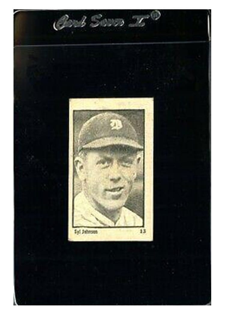1923 Maple Crispette Syl Johnson #13 card