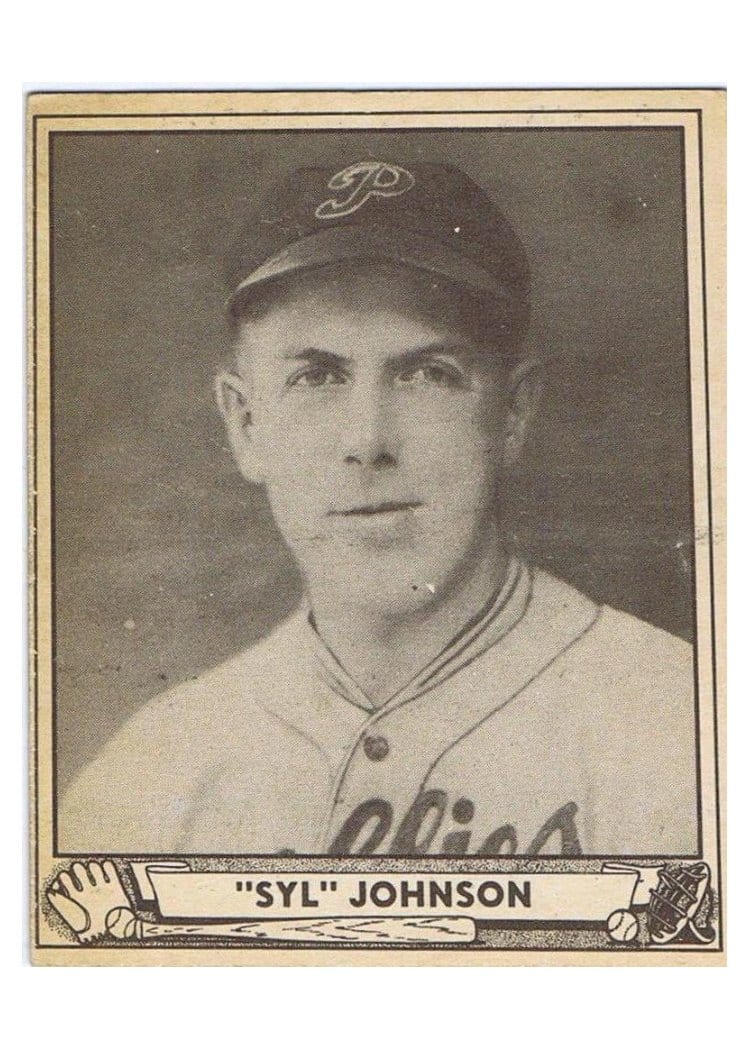 1940 Play Ball Syl Johnson #99 card