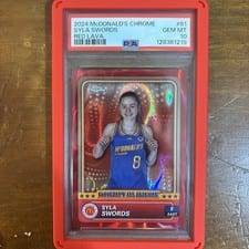 2024 Topps Chrome McDonald's All-American Base Set Syla Swords #61 card