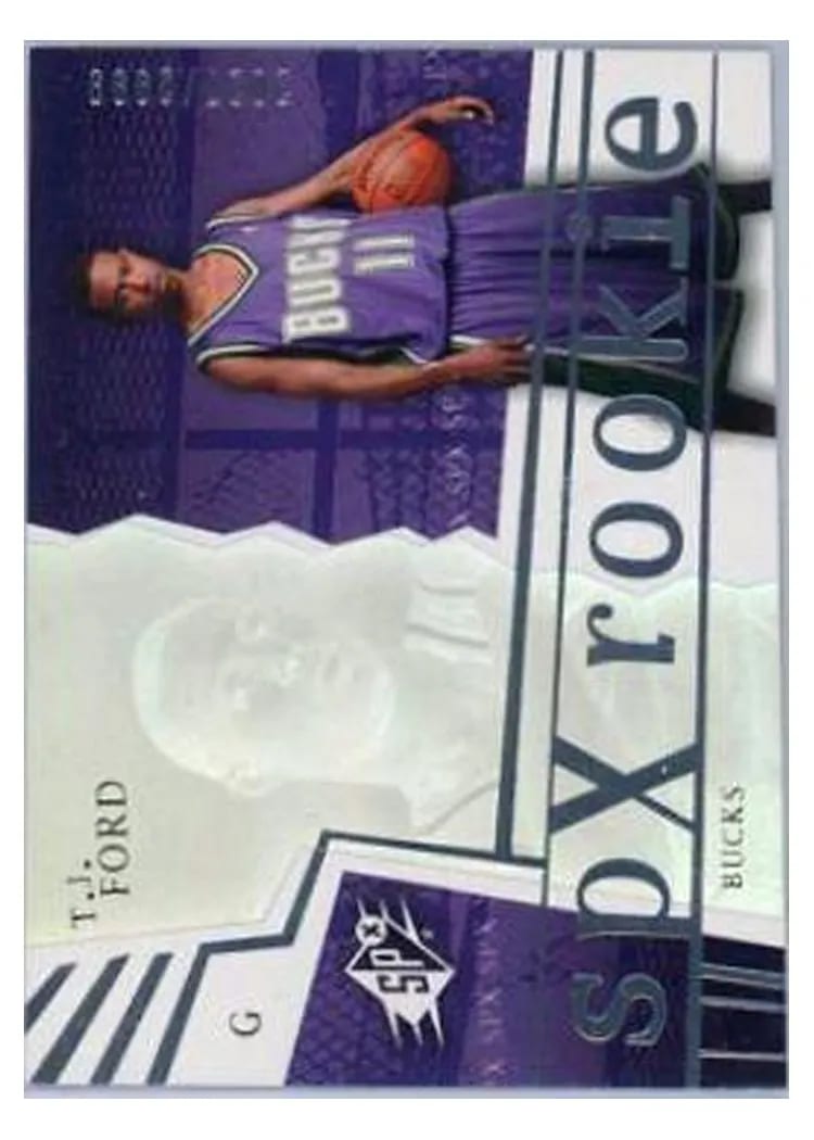 2003 Spx T.J. Ford #134 card