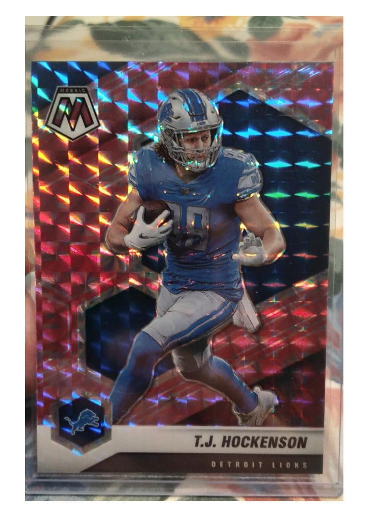 2021 Panini Mosaic Base Set T.J. Hockenson #74 card