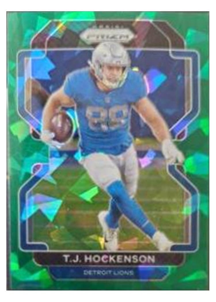2021 Panini Prizm Base Set T.J. Hockenson #147 card