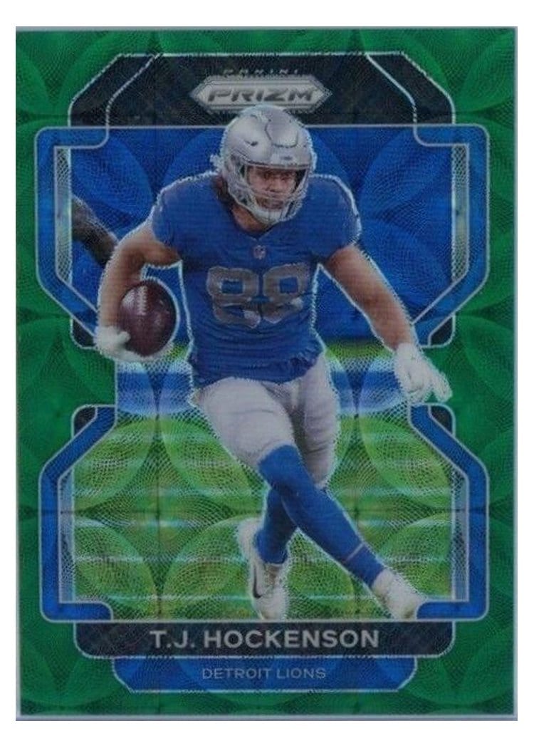 2021 Panini Prizm Base Set T.J. Hockenson #147 card
