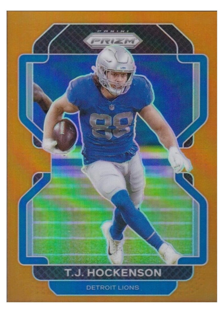 2021 Panini Prizm Base Set T.J. Hockenson #147 card
