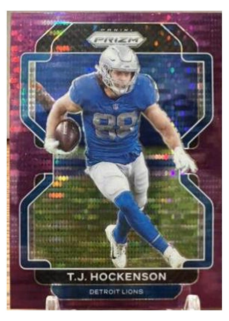 2021 Panini Prizm Base Set T.J. Hockenson #147 card
