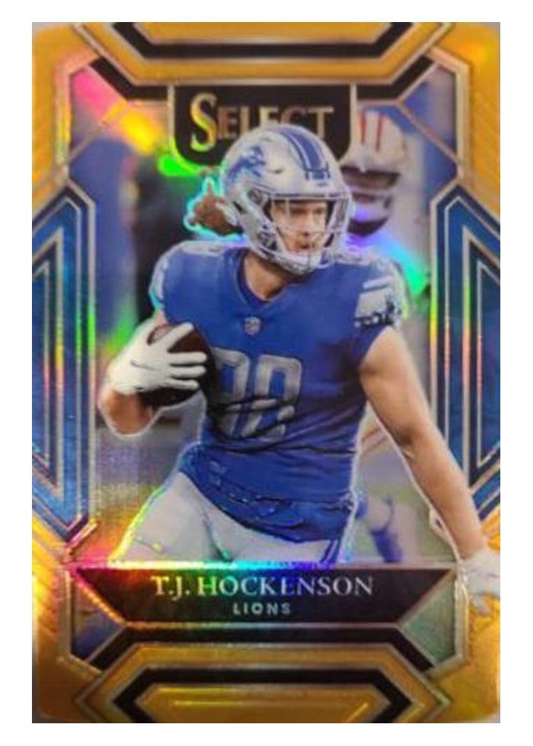 2021 Panini Select Base Set T.J. Hockenson #213 card