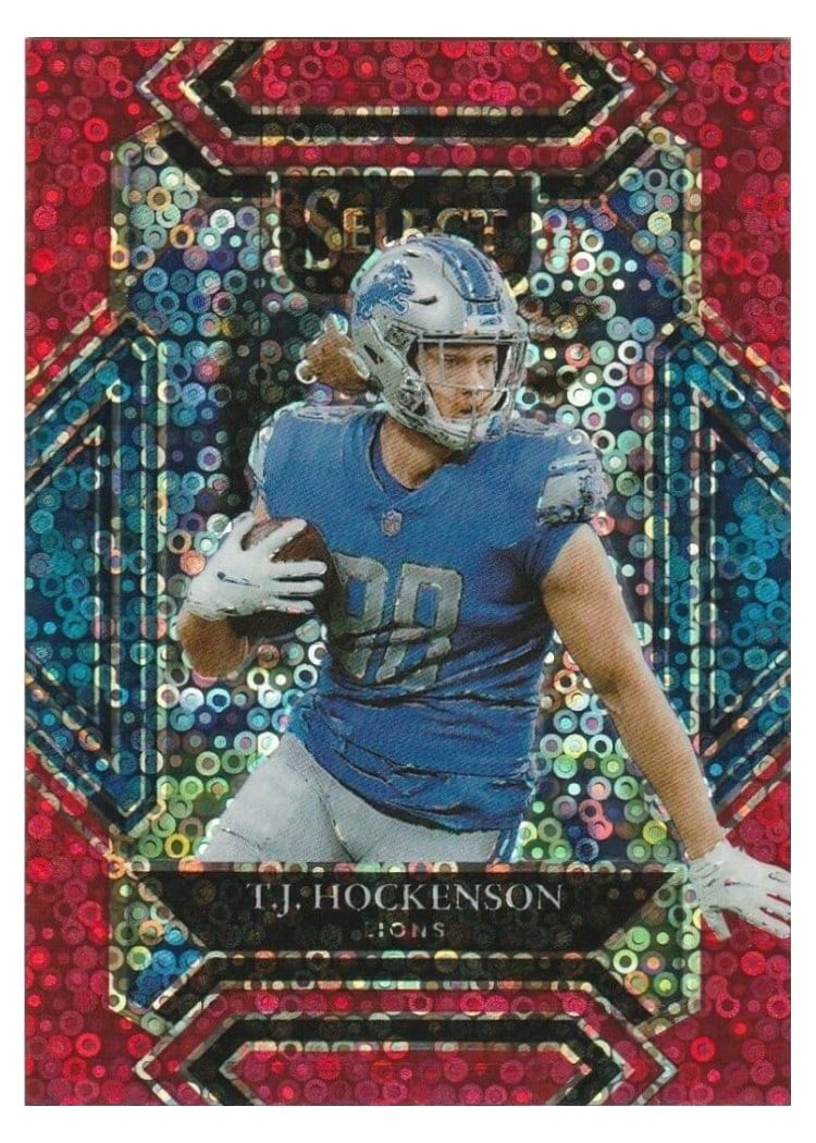 2021 Panini Select Base Set T.J. Hockenson #213 card