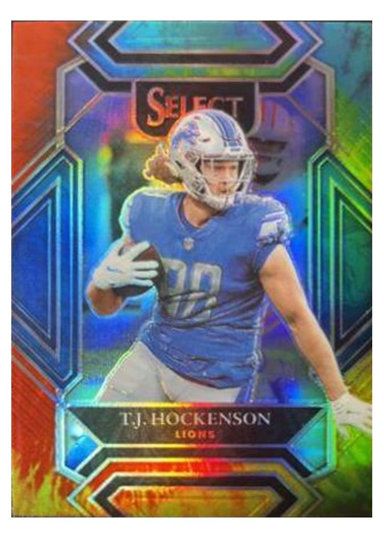 2021 Panini Select Base Set T.J. Hockenson #213 card