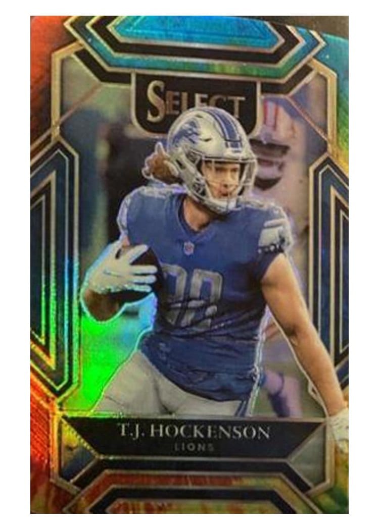 2021 Panini Select Base Set T.J. Hockenson #213 card