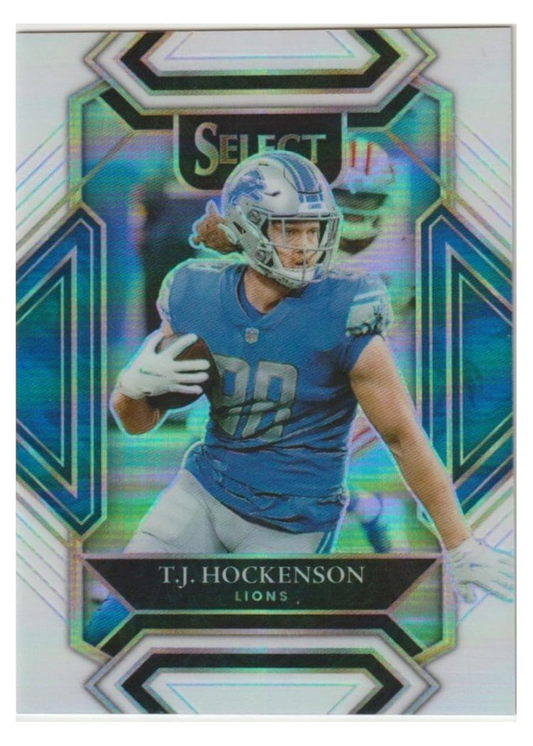 2021 Panini Select Base Set T.J. Hockenson #213 card