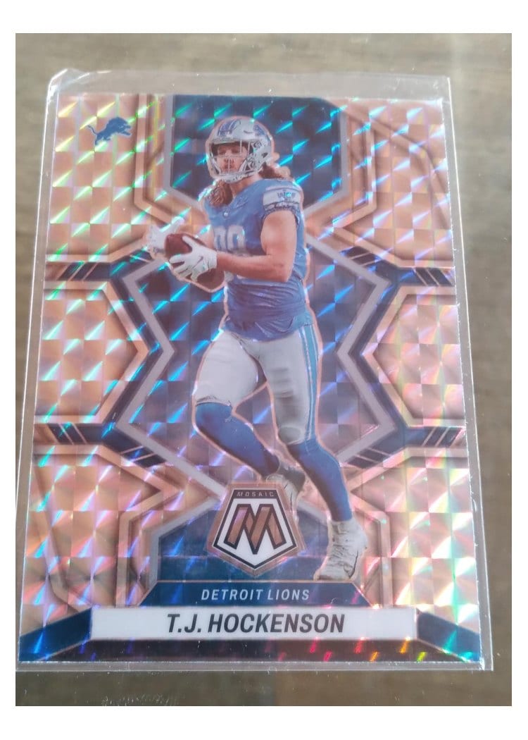 2022 Panini Mosaic Base Set T.J. Hockenson #68 card