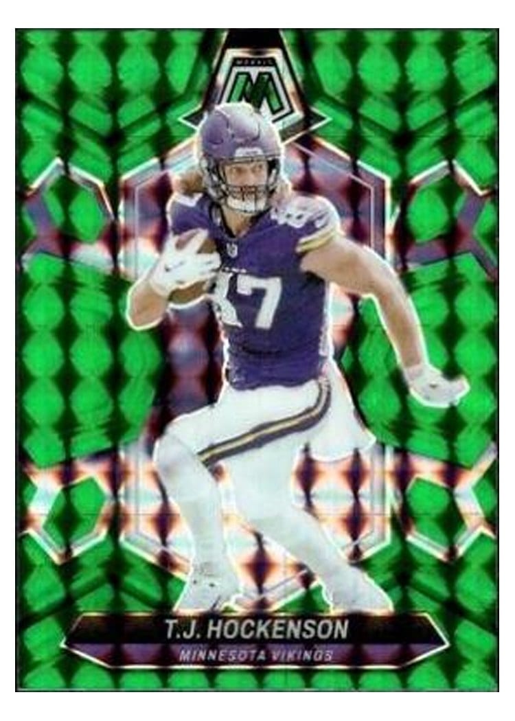 2024 Panini Mosaic Base Set T.J. Hockenson Green #145 card