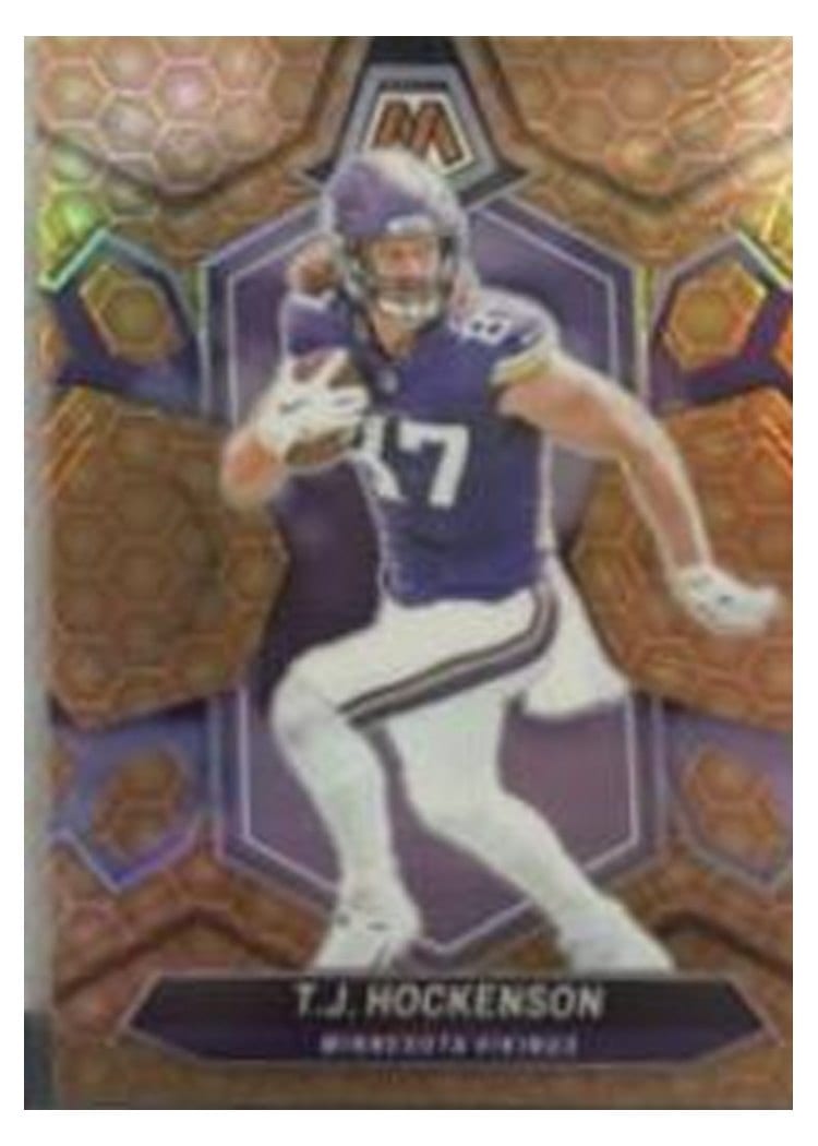 2024 Panini Mosaic Base Set T.J. Hockenson Honeycomb #145 card