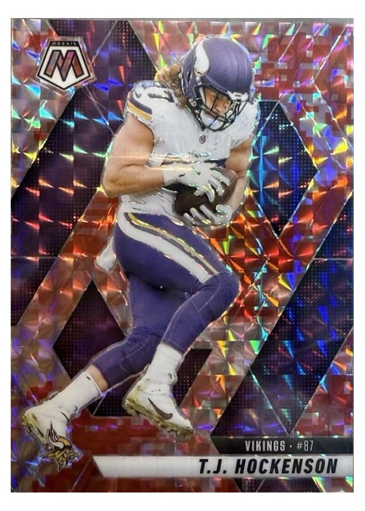 2025 Panini Mosaic Base Set T.J. Hockenson #117 card