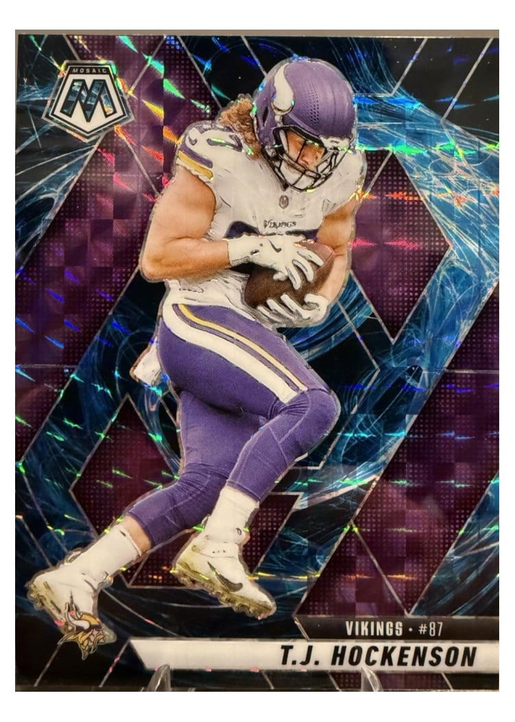 2025 Panini Mosaic Base Set T.J. Hockenson #117 card