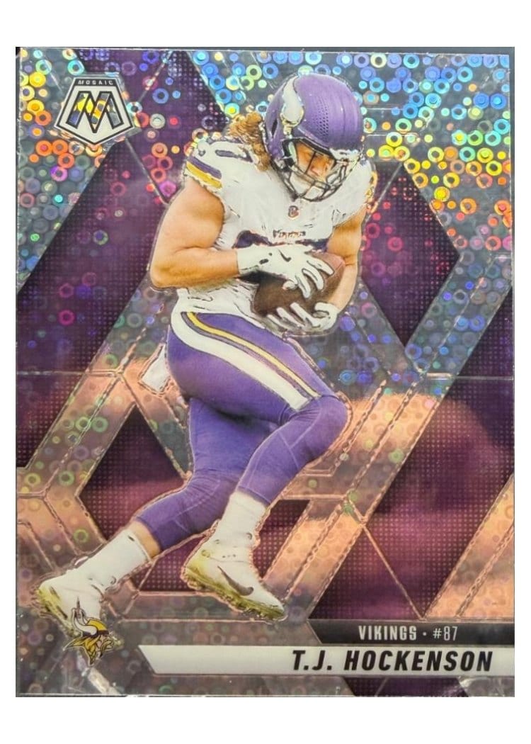 2025 Panini Mosaic Base Set T.J. Hockenson #117 card