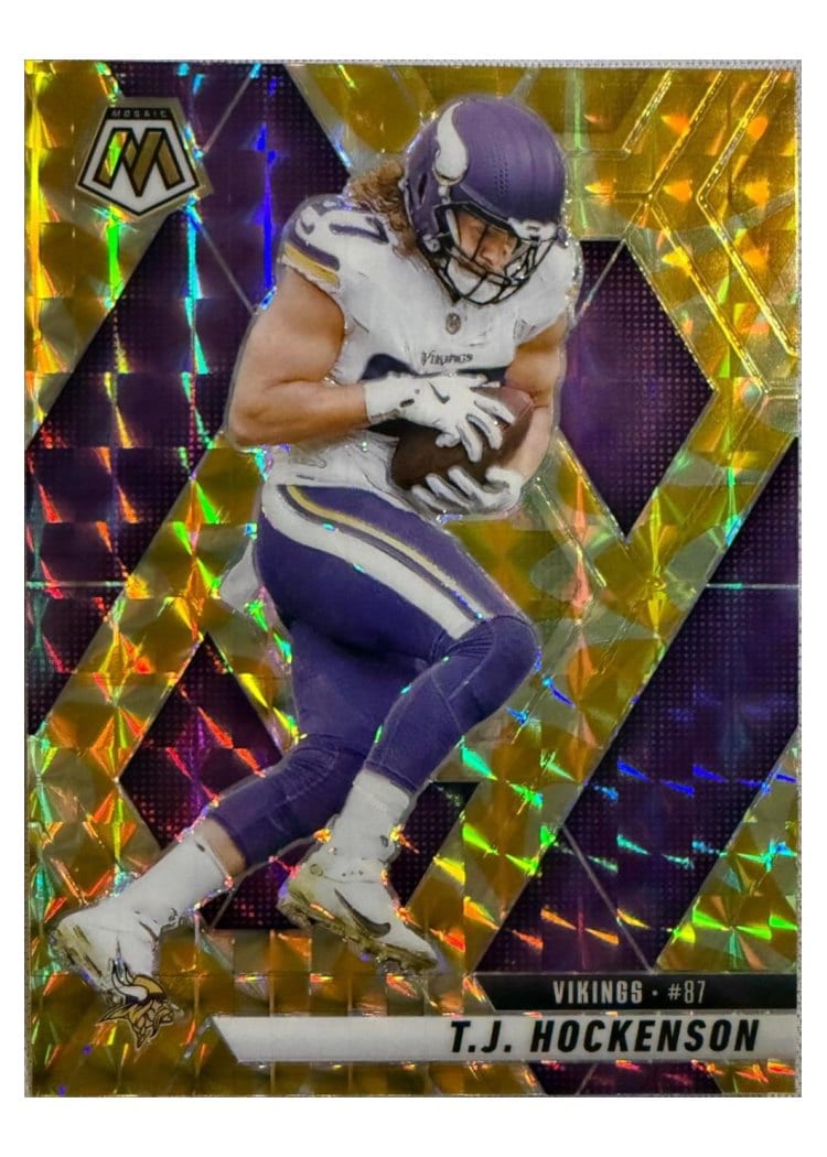 2025 Panini Mosaic Base Set T.J. Hockenson #117 card