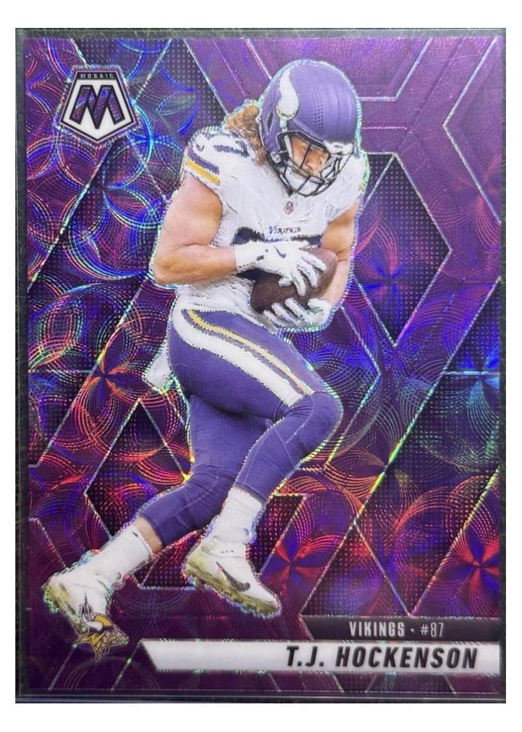 2025 Panini Mosaic Base Set T.J. Hockenson #117 card