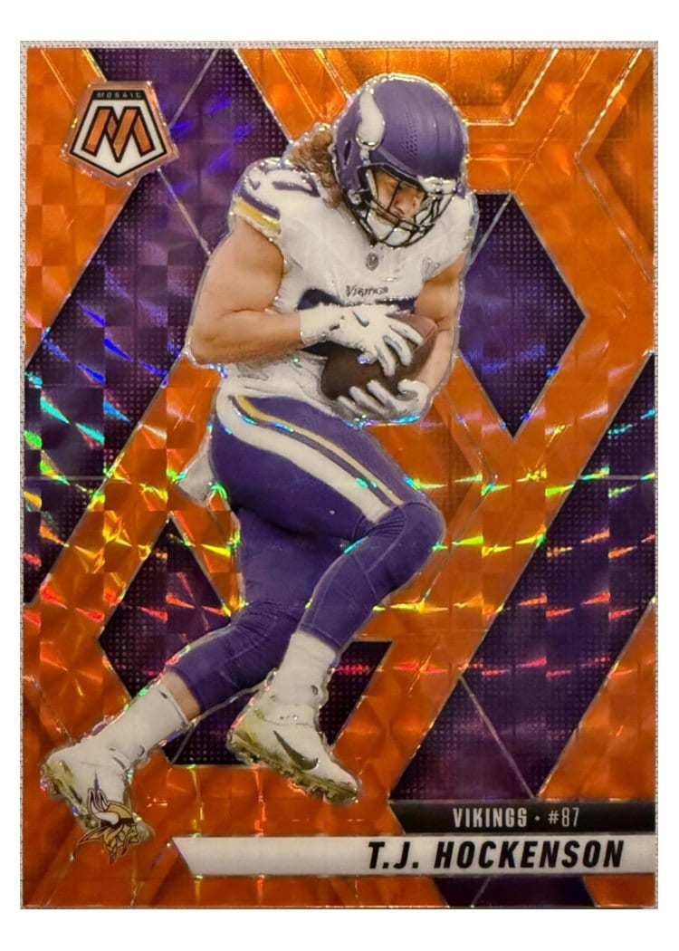 2025 Panini Mosaic Base Set T.J. Hockenson #117 card