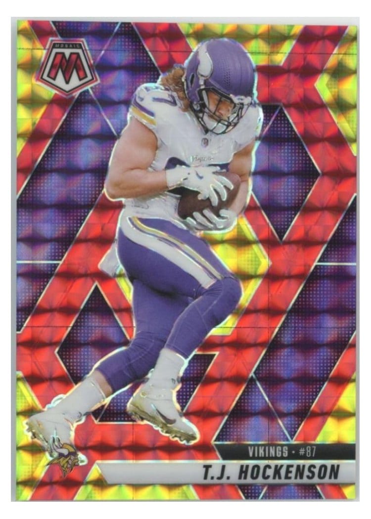 2025 Panini Mosaic Base Set T.J. Hockenson #117 card