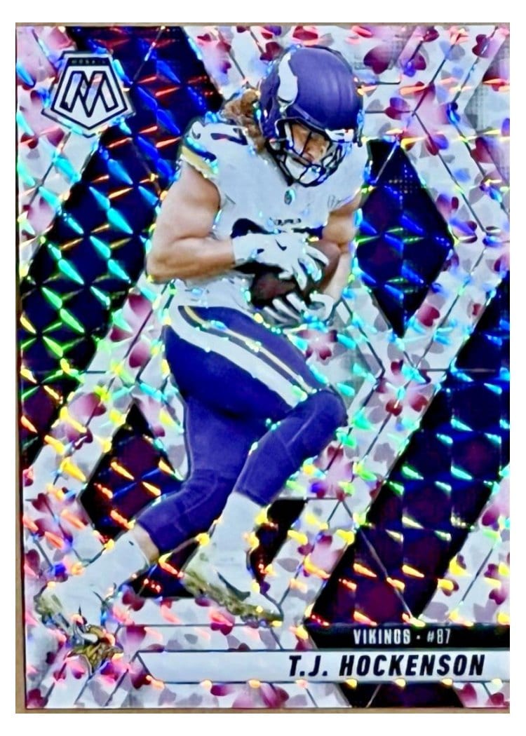2025 Panini Mosaic Base Set T.J. Hockenson #117 card