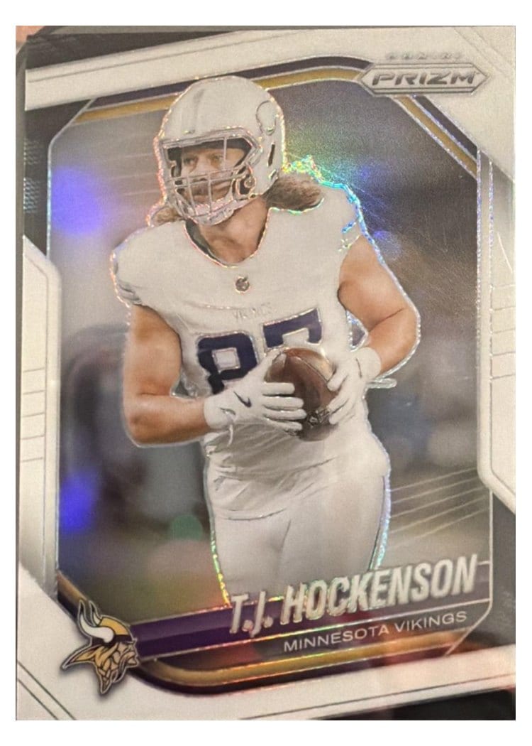 2025 Panini Prizm Base Set T.J. Hockenson #173 card