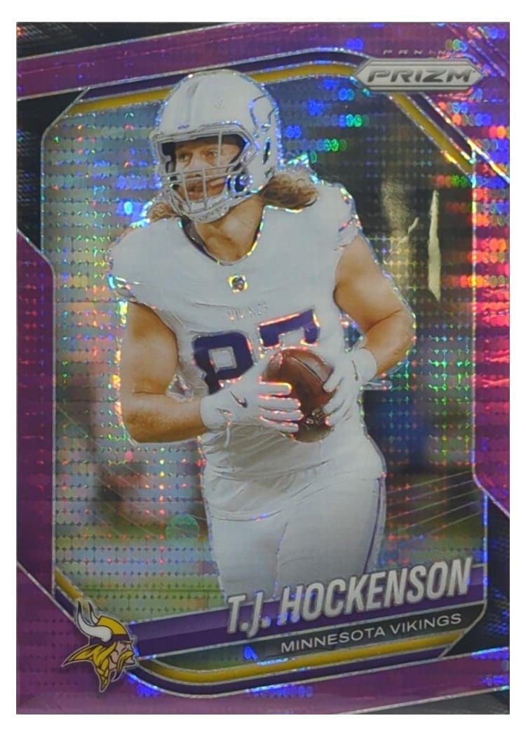 2025 Panini Prizm Base Set T.J. Hockenson #173 card