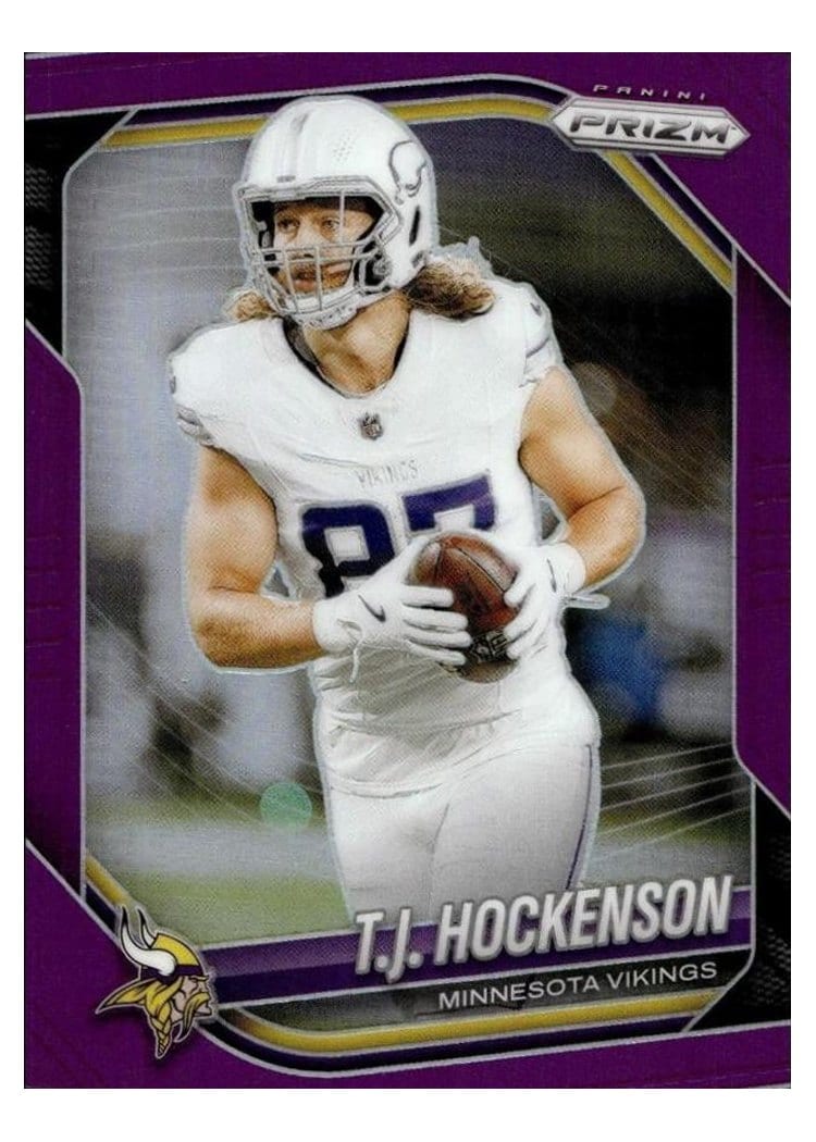 2025 Panini Prizm Base Set T.J. Hockenson #173 card
