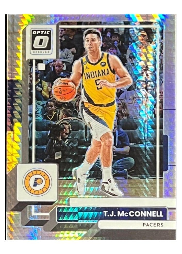 2022-23 Donruss Optic Base Set T.J. McConnell #81 card
