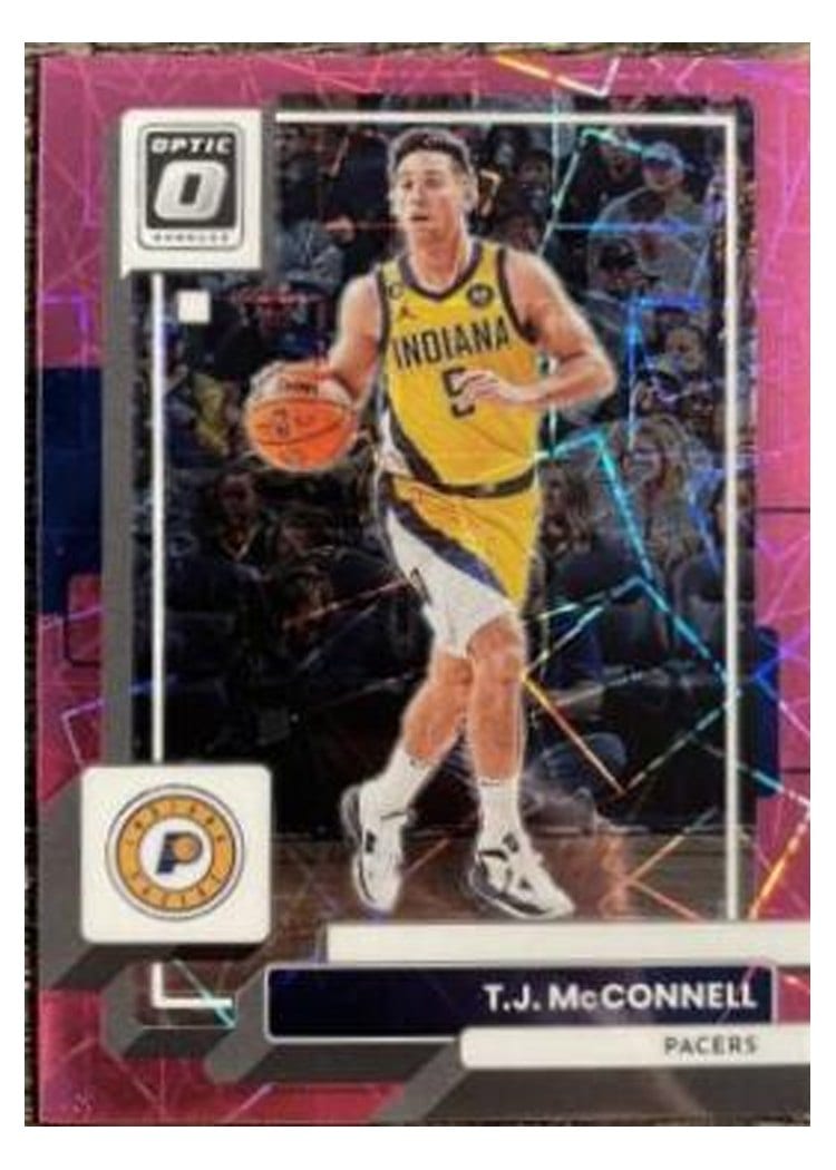 2022-23 Donruss Optic Base Set T.J. McConnell #81 card
