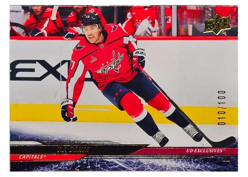 2024-25 Upper Deck Base Set T.J. Oshie #192 card