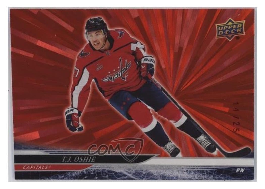 2024-25 Upper Deck Base Set T.J. Oshie #192 card
