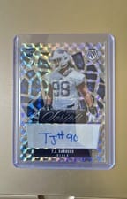 2025 Panini Mosaic Rookie Scripts T.J. Sanders #RS-TSS card