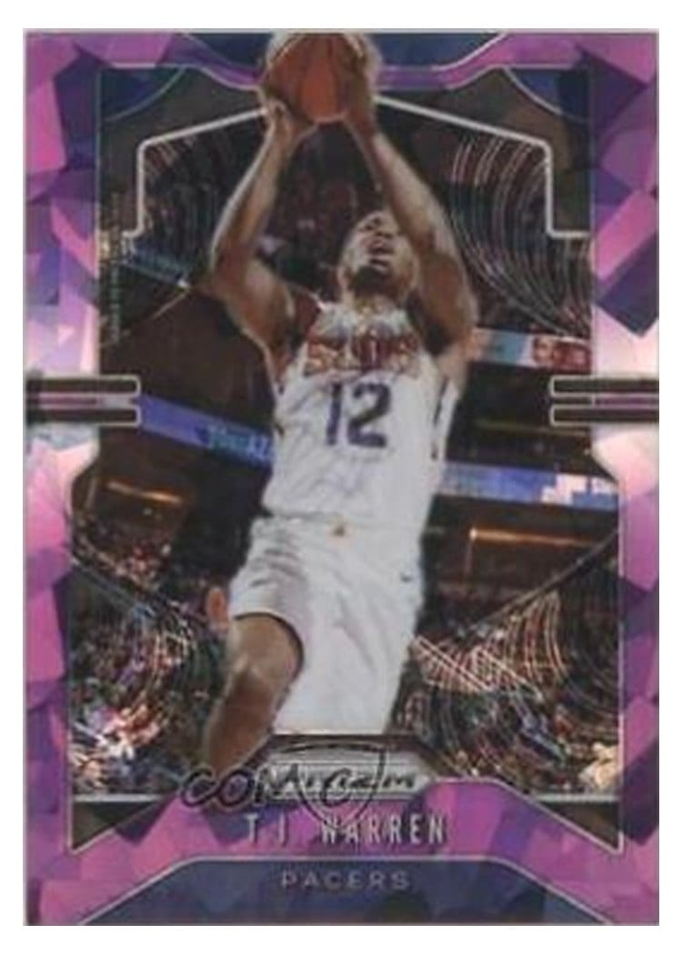 2019-20 Panini Prizm Base Set T.J. Warren Purple Ice Prizm #228 card