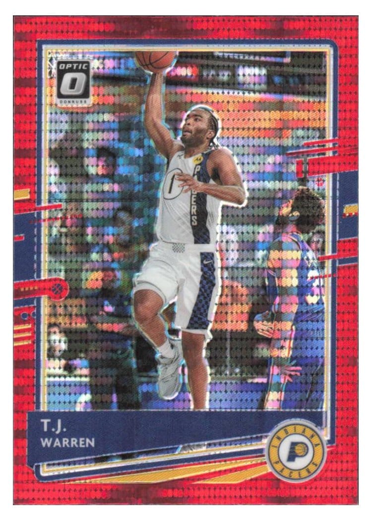 2020-21 Donruss Optic Base Set T.J. Warren #24 card