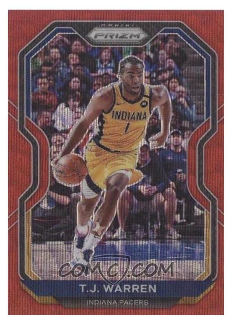 2020-21 Panini Prizm Base Set T.J. Warren #82 card