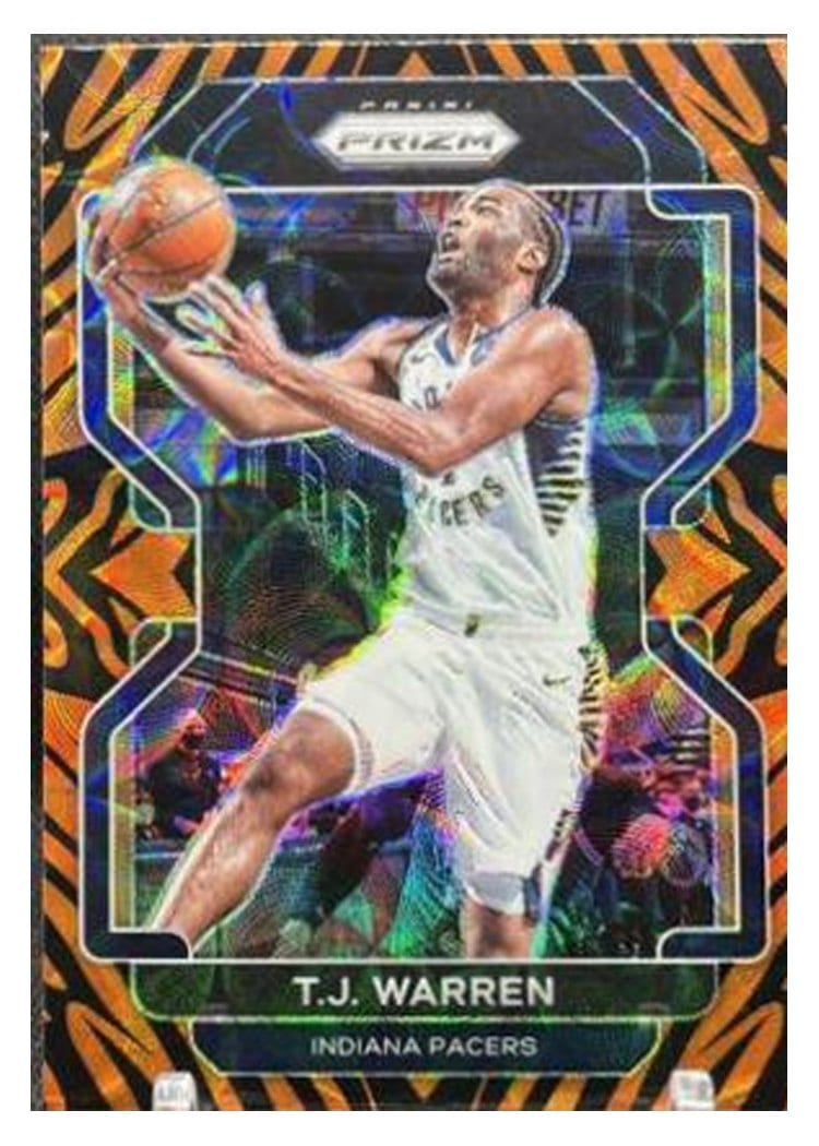 2021-22 Panini Prizm Base Set T.J. Warren #90 card