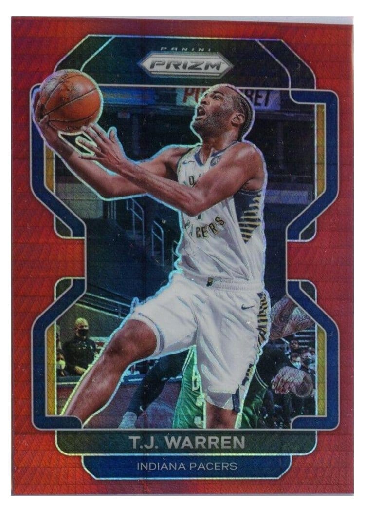 2021-22 Panini Prizm Base Set T.J. Warren #90 card