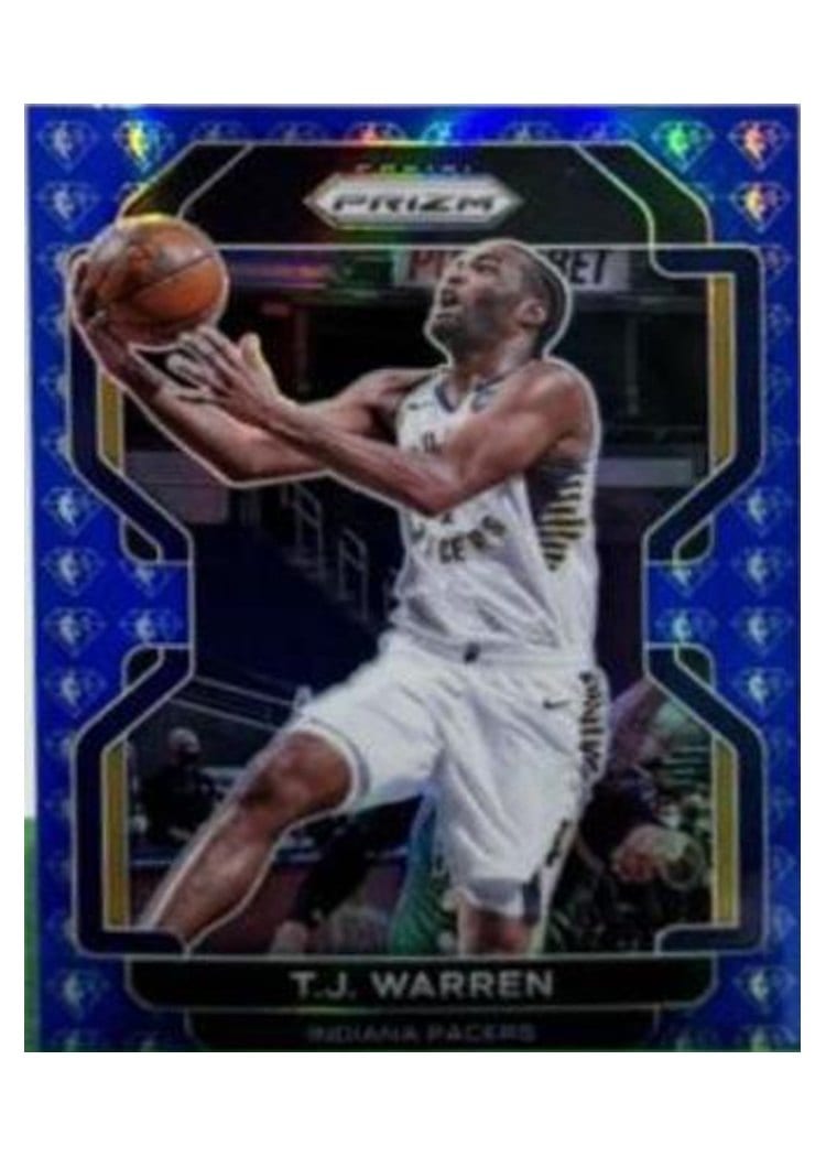 2021-22 Panini Prizm Base Set T.J. Warren #90 card