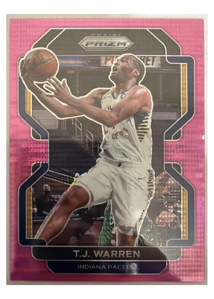 2021-22 Panini Prizm Base Set T.J. Warren #90 card