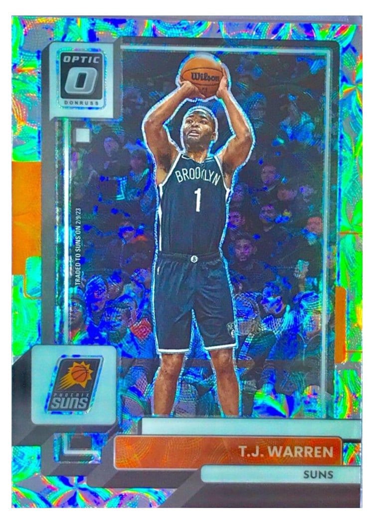 2022-23 Donruss Optic Base Set T.J. Warren #34 card