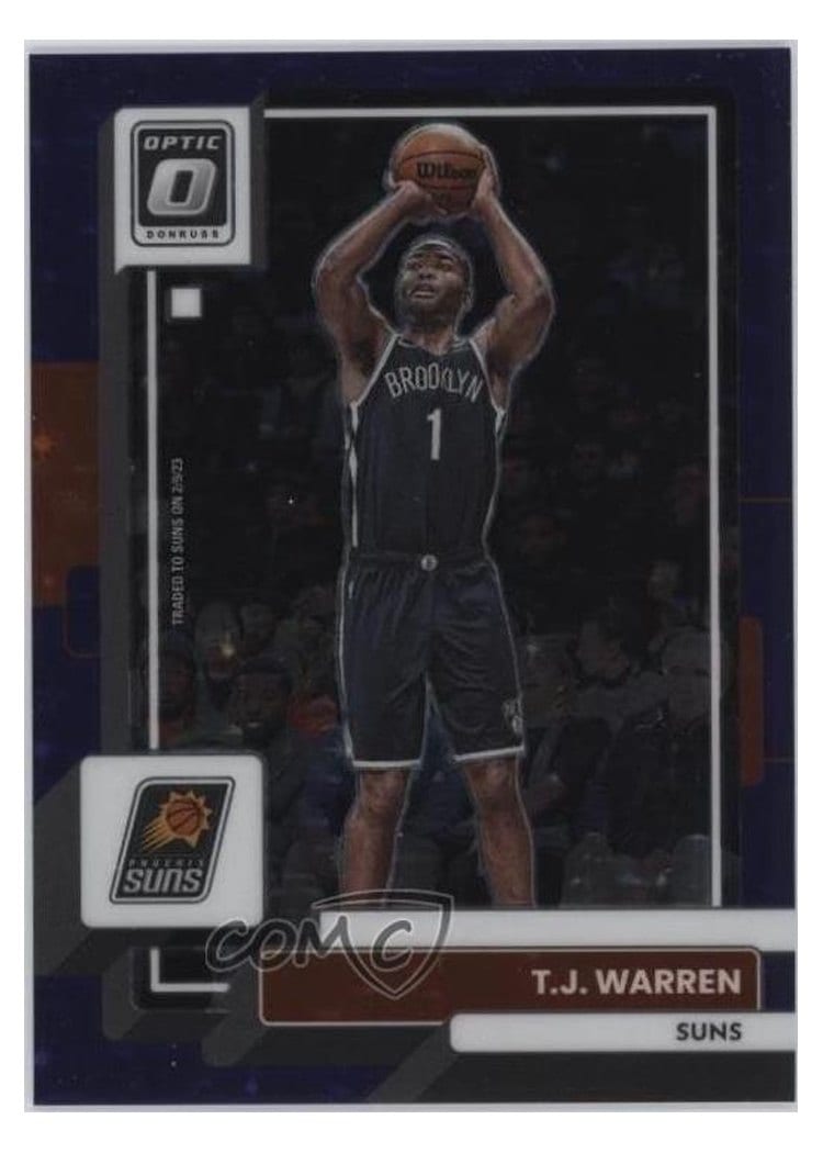 2022-23 Donruss Optic Base Set T.J. Warren #34 card
