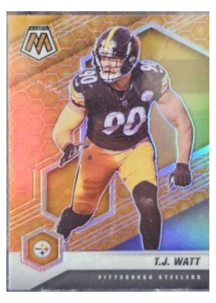 2021 Panini Mosaic Base Set T.J. Watt #172 card